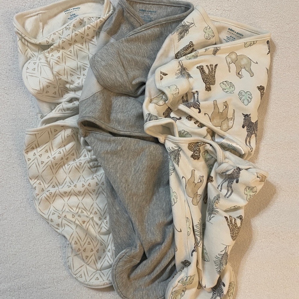 aden + anais Essentials Easy Wrap Swaddles, Toile